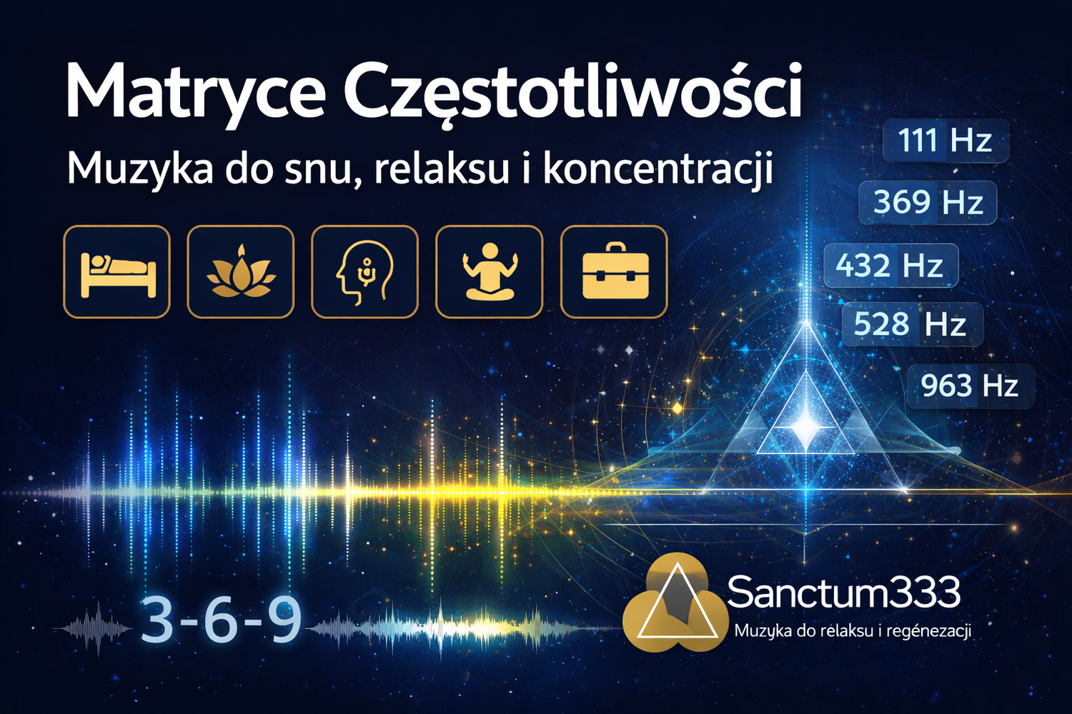 Sanctum333 – Matryce częstotliwości (soundhealing i rezonans 3-6-9)